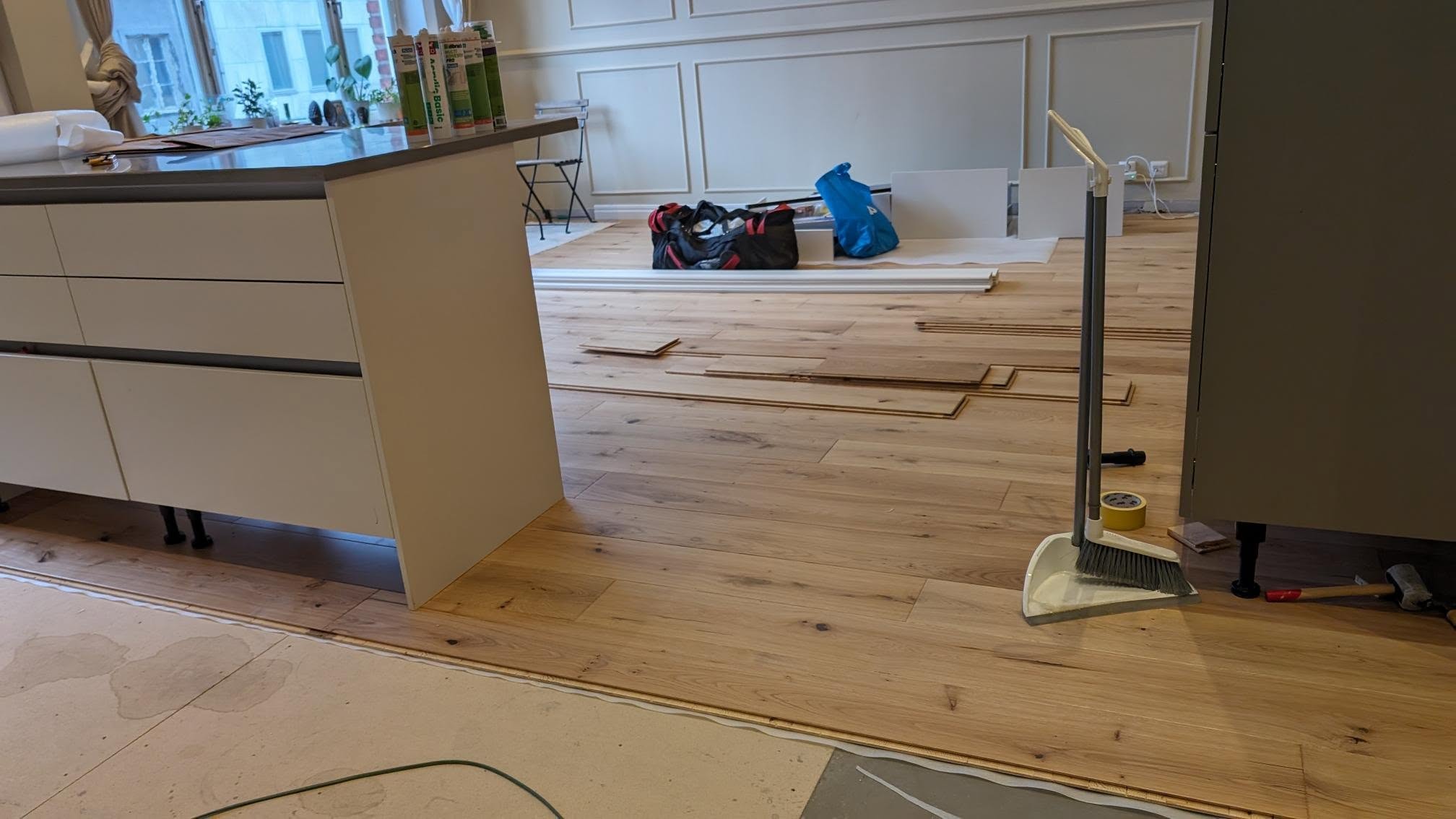 Golvläggning utförd av Pralinette Bygg